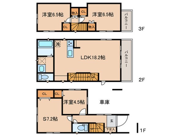 Kolet府中西府#11の物件間取画像